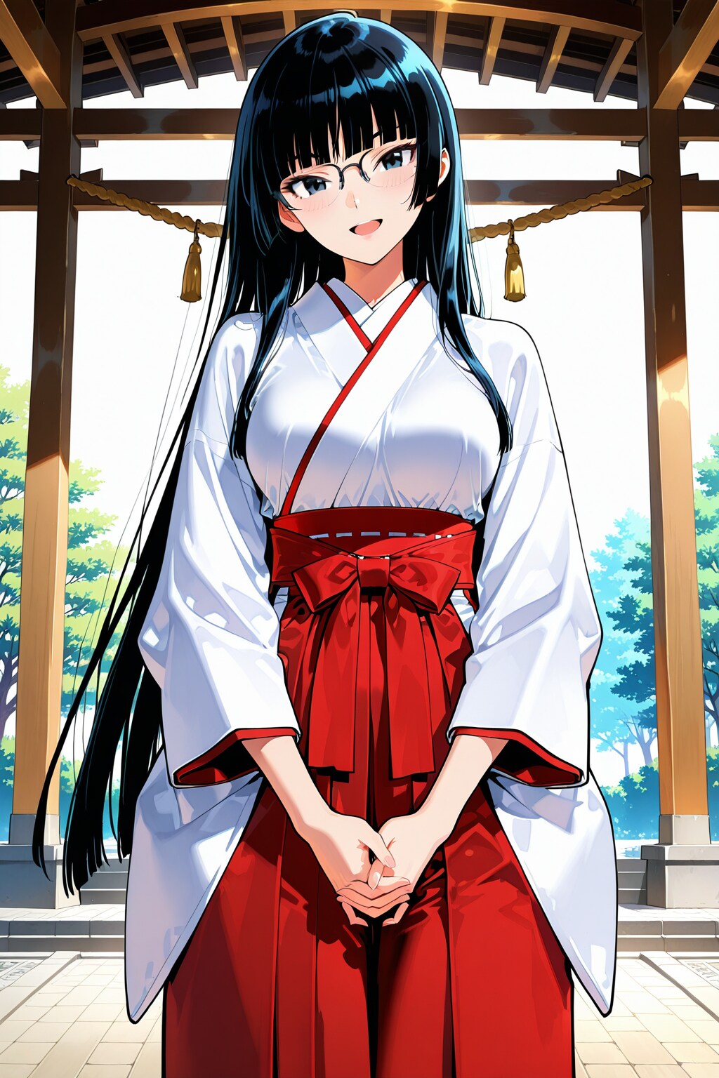 蓼科杏樹(巫女バイト中)