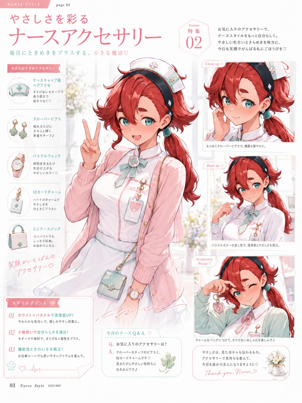 ナース服スタイル