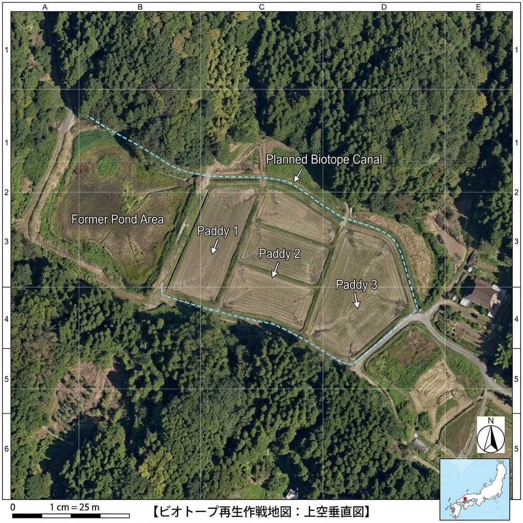 休耕田ビオトープ再生作戦シミュレーション