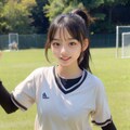 サッカーガール 4枚目