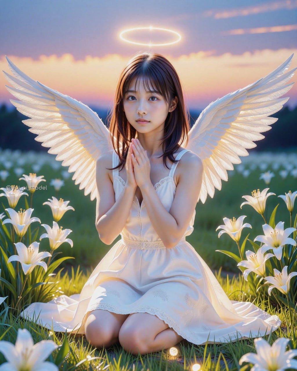 お祈り beauty-529