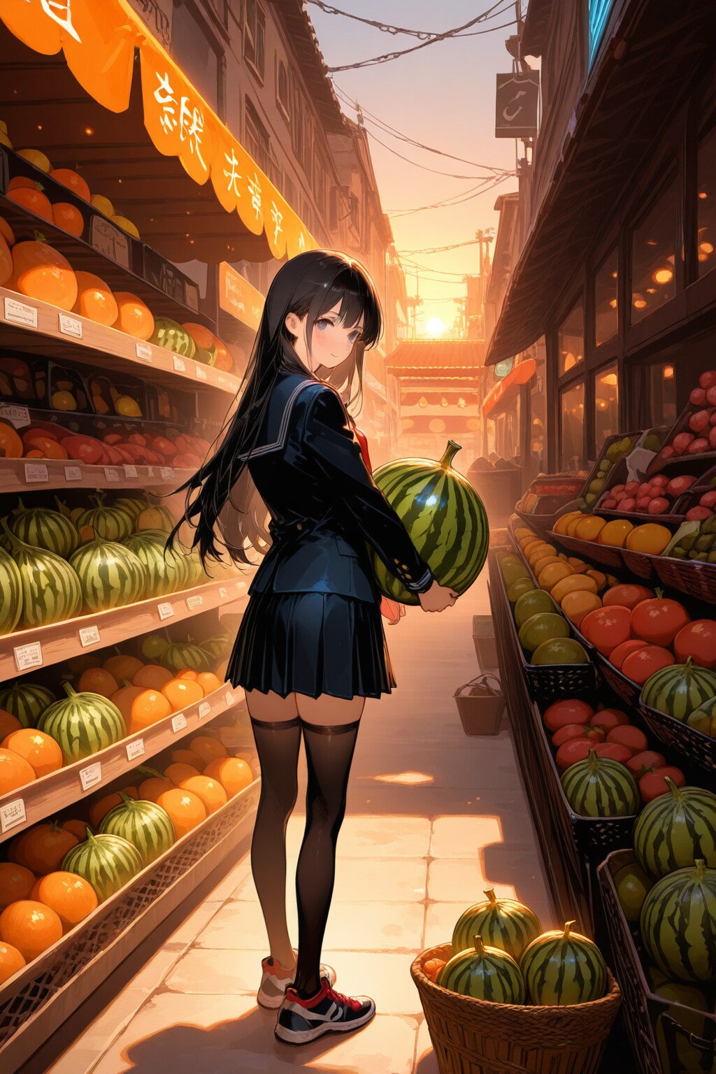 スイカを買う