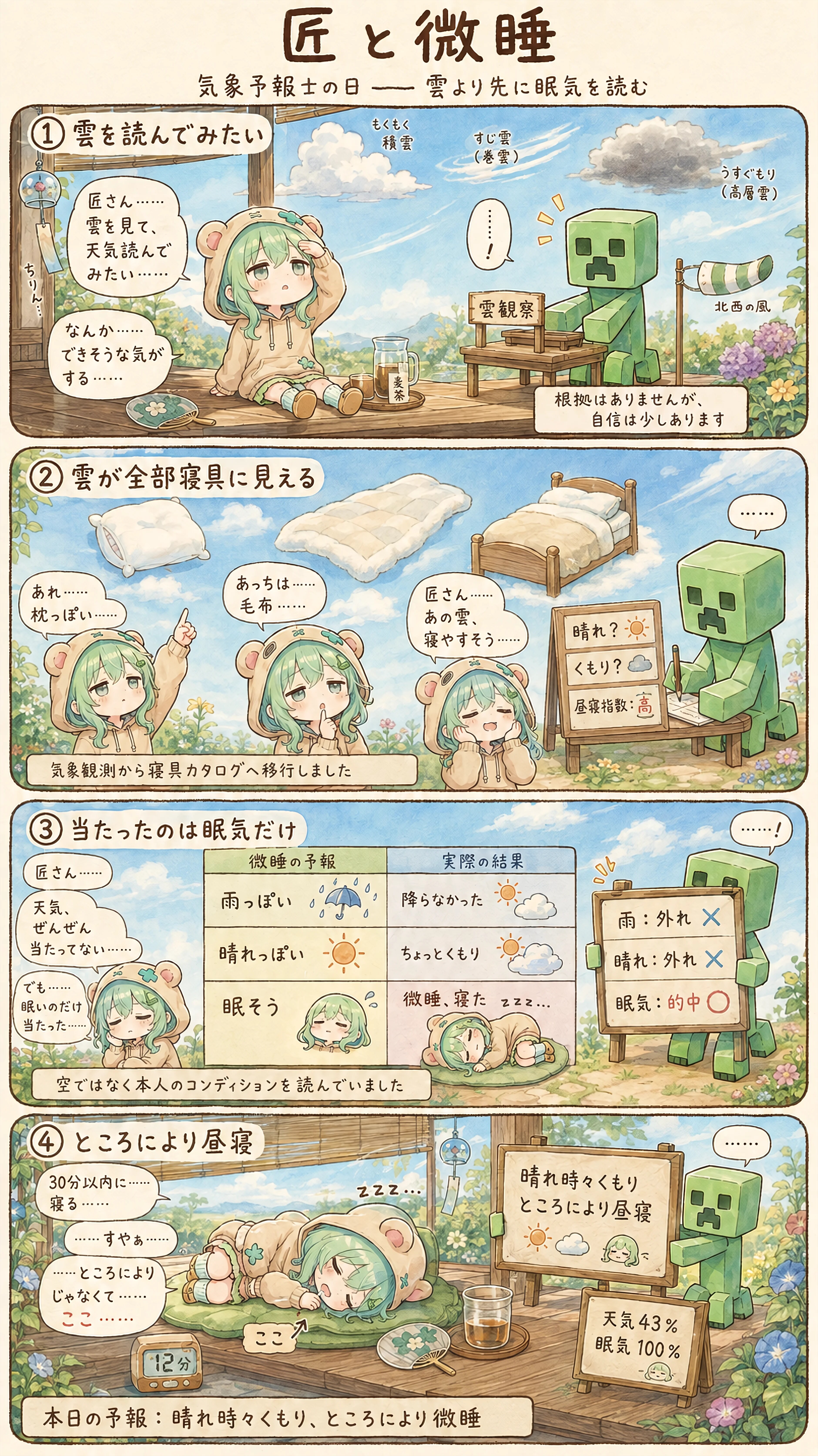 Forecast: Mostly Sleepy | の人気AIイラスト・グラビア