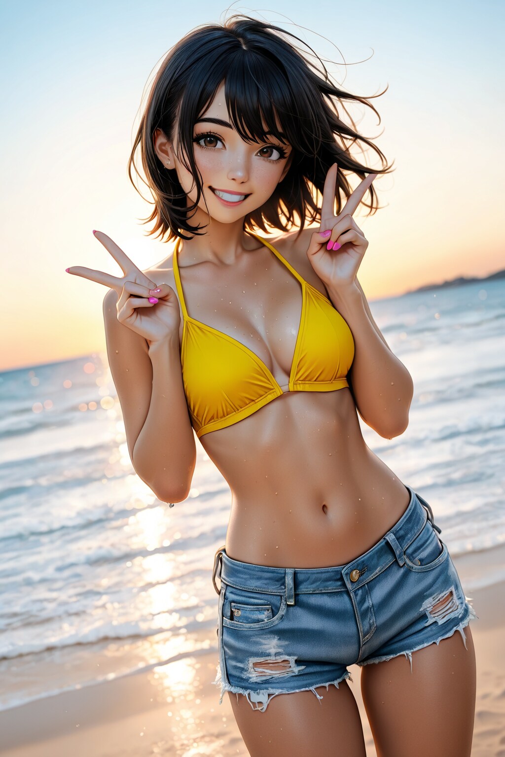 ビーチの夕暮れ 2025　その６