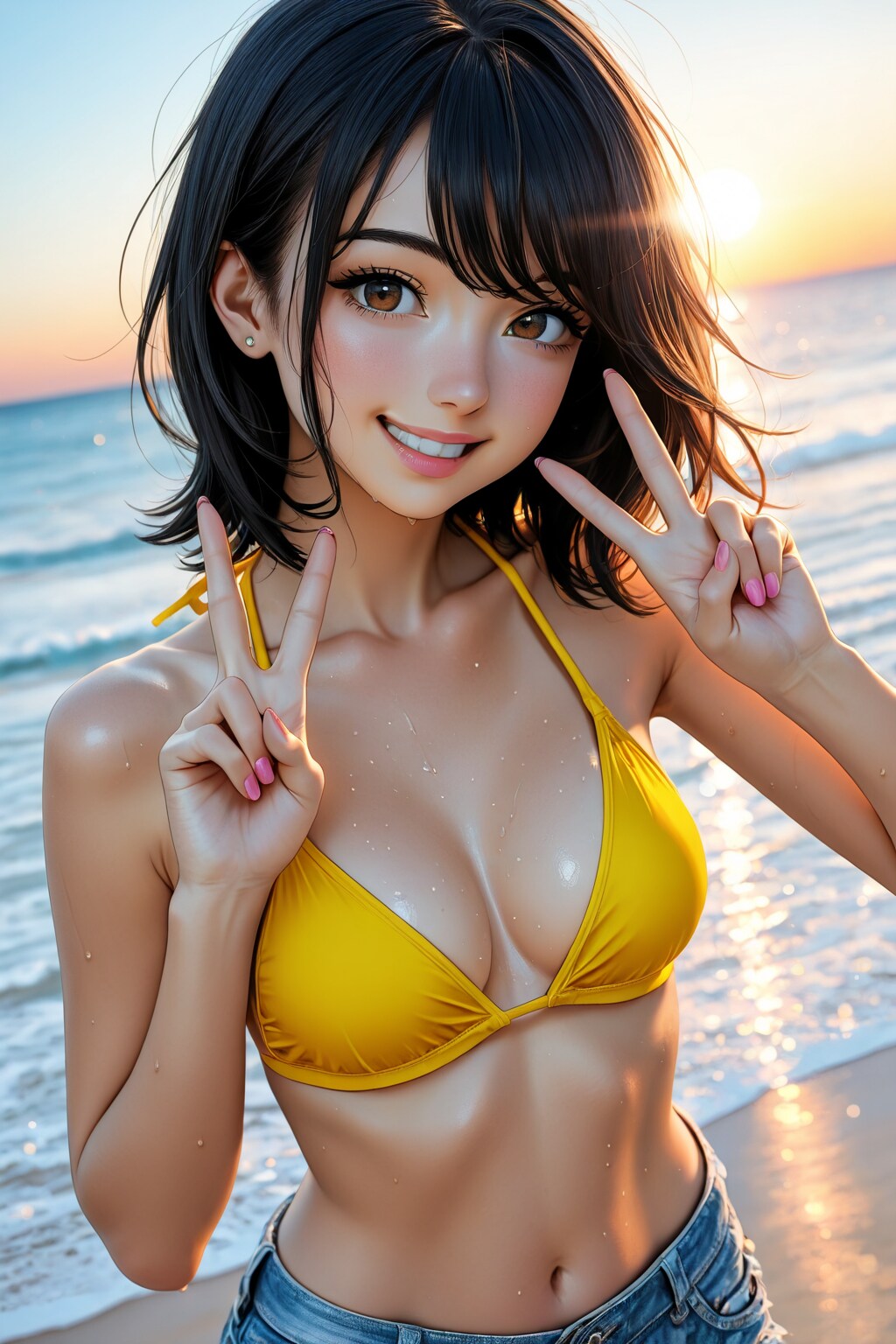 ビーチの夕暮れ 2025　その６