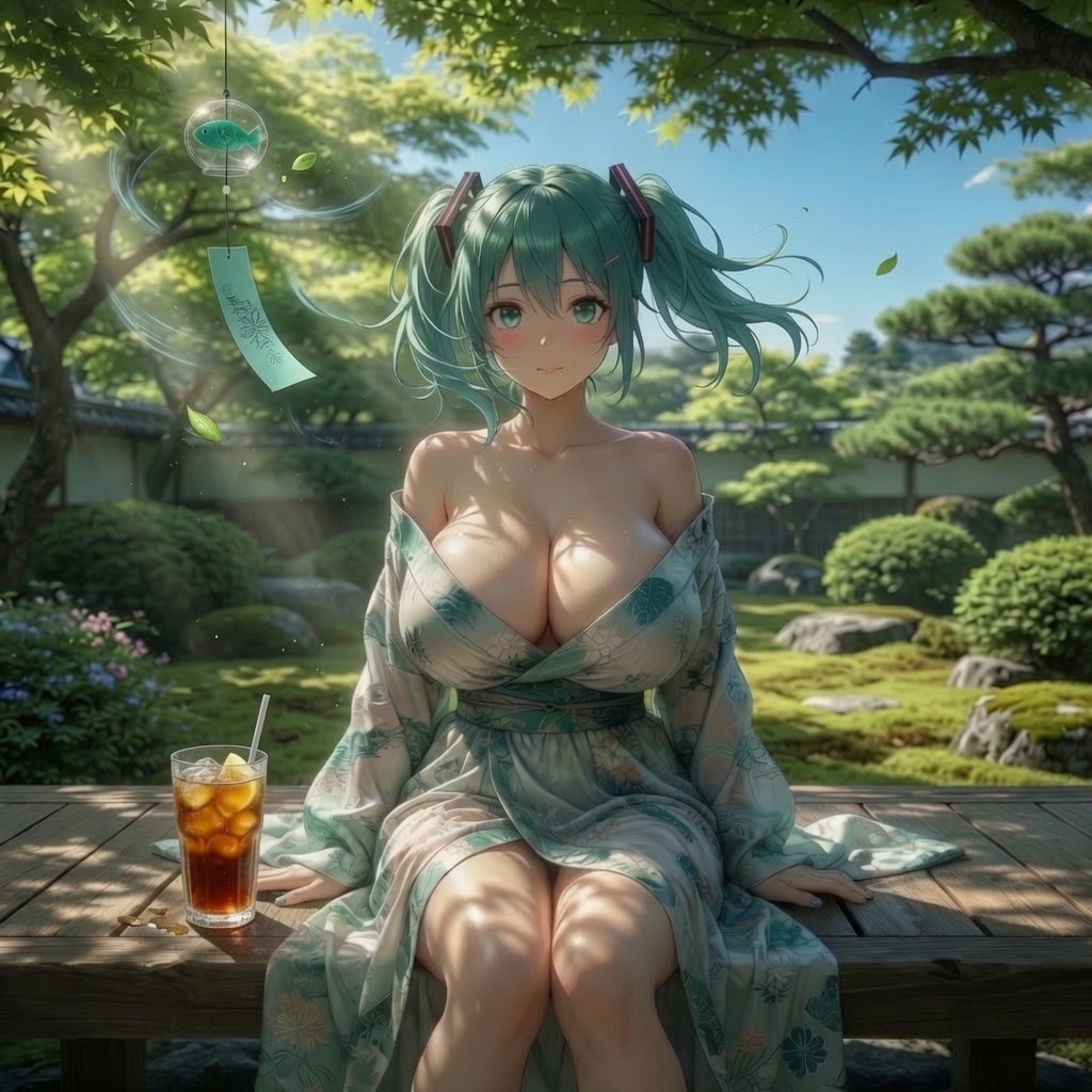涼しい風とミクさん