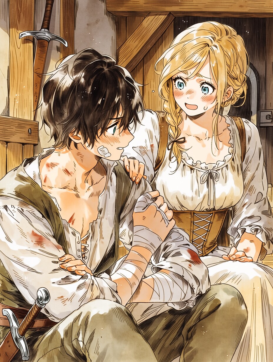 騎士と村娘10 | の人気AIイラスト・グラビア