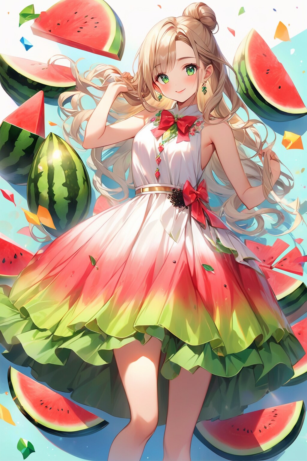 スイカ🍉のパーティドレス