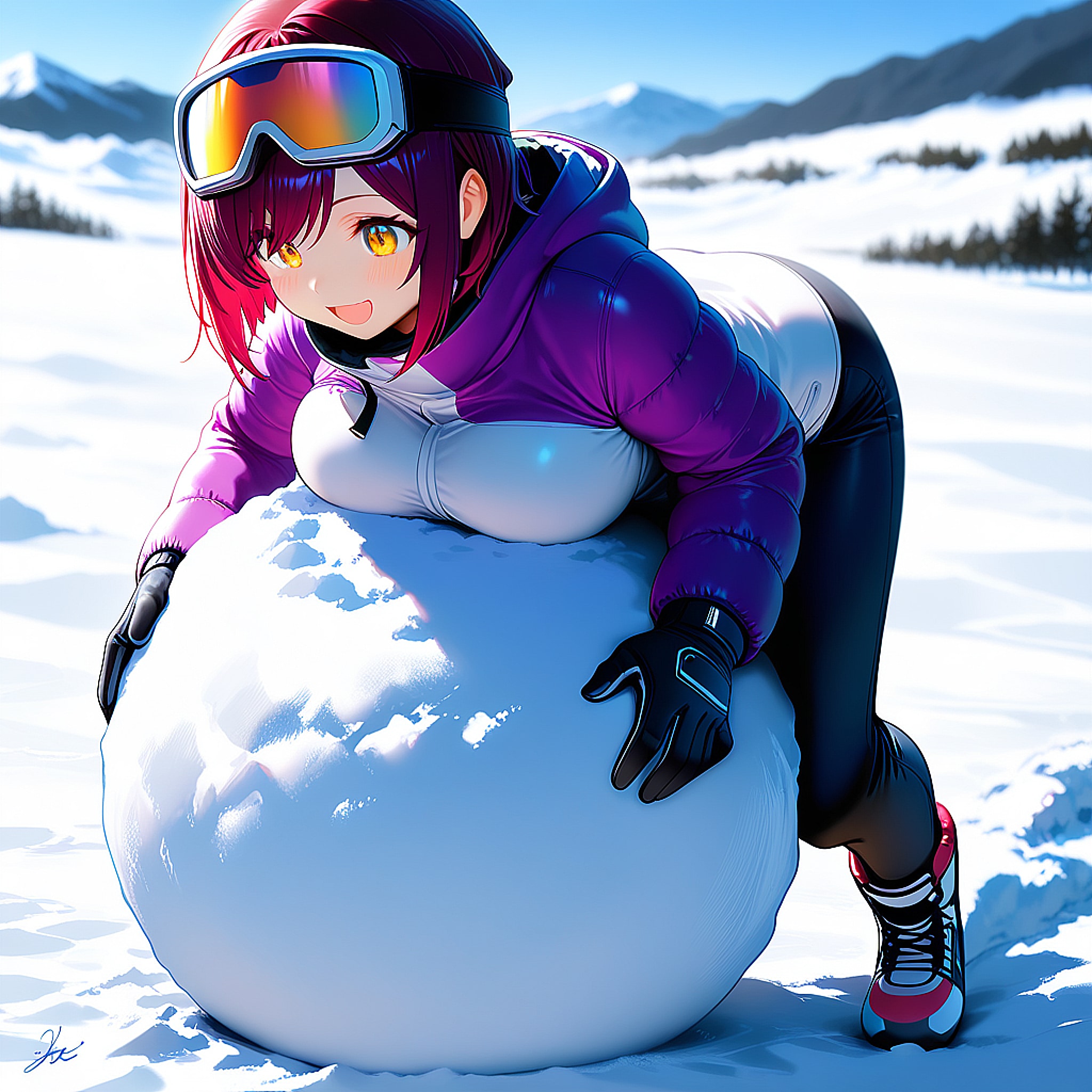 こんにちは（挨拶メイドの芽衣ちゃん） | の人気AIイラスト・グラビア