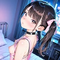 ツインテちゃん: ラテックスボンデージ 10枚目