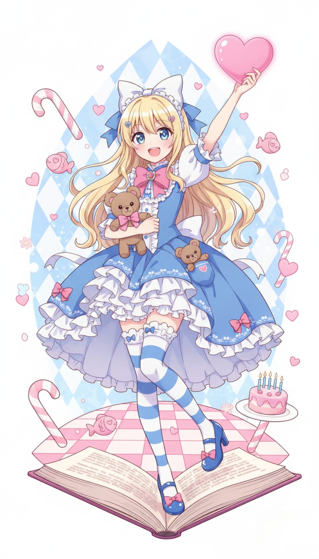 本の中のアリス