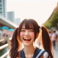 ただひたすらに笑うJK 11枚目