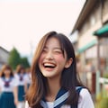 ただひたすらに笑うJK 10枚目