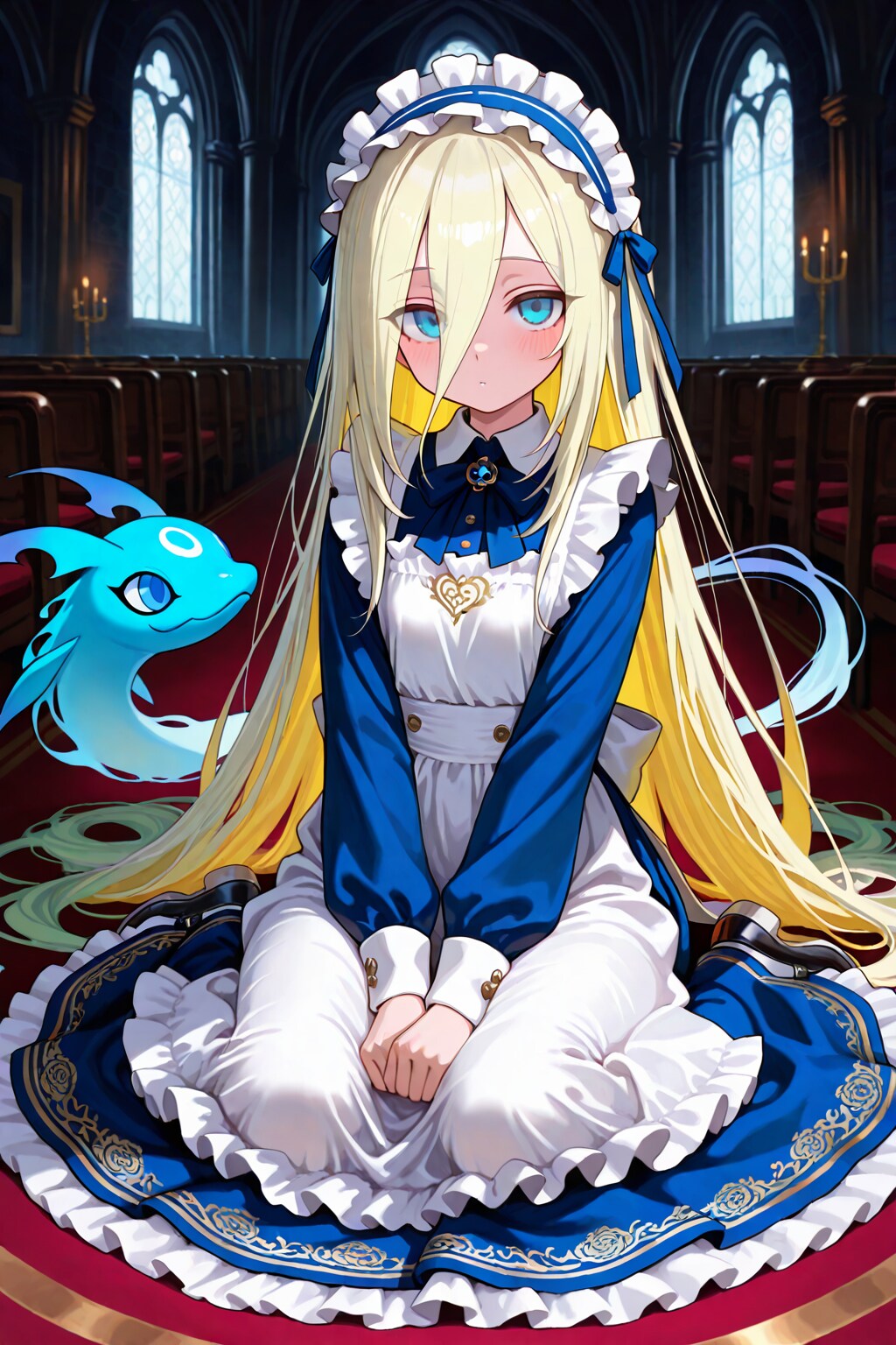 【イラスト】水竜使いのメイド