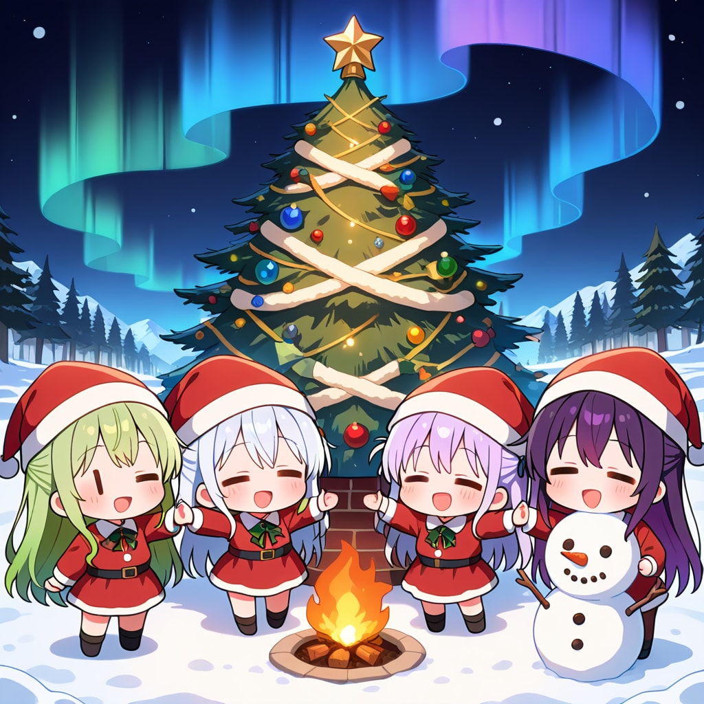 仲良しちゃんのサンタクロース