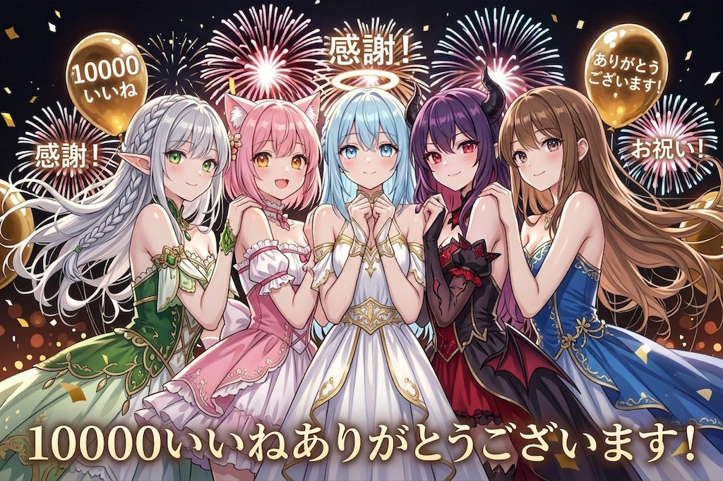 １００００いいねありがとう！