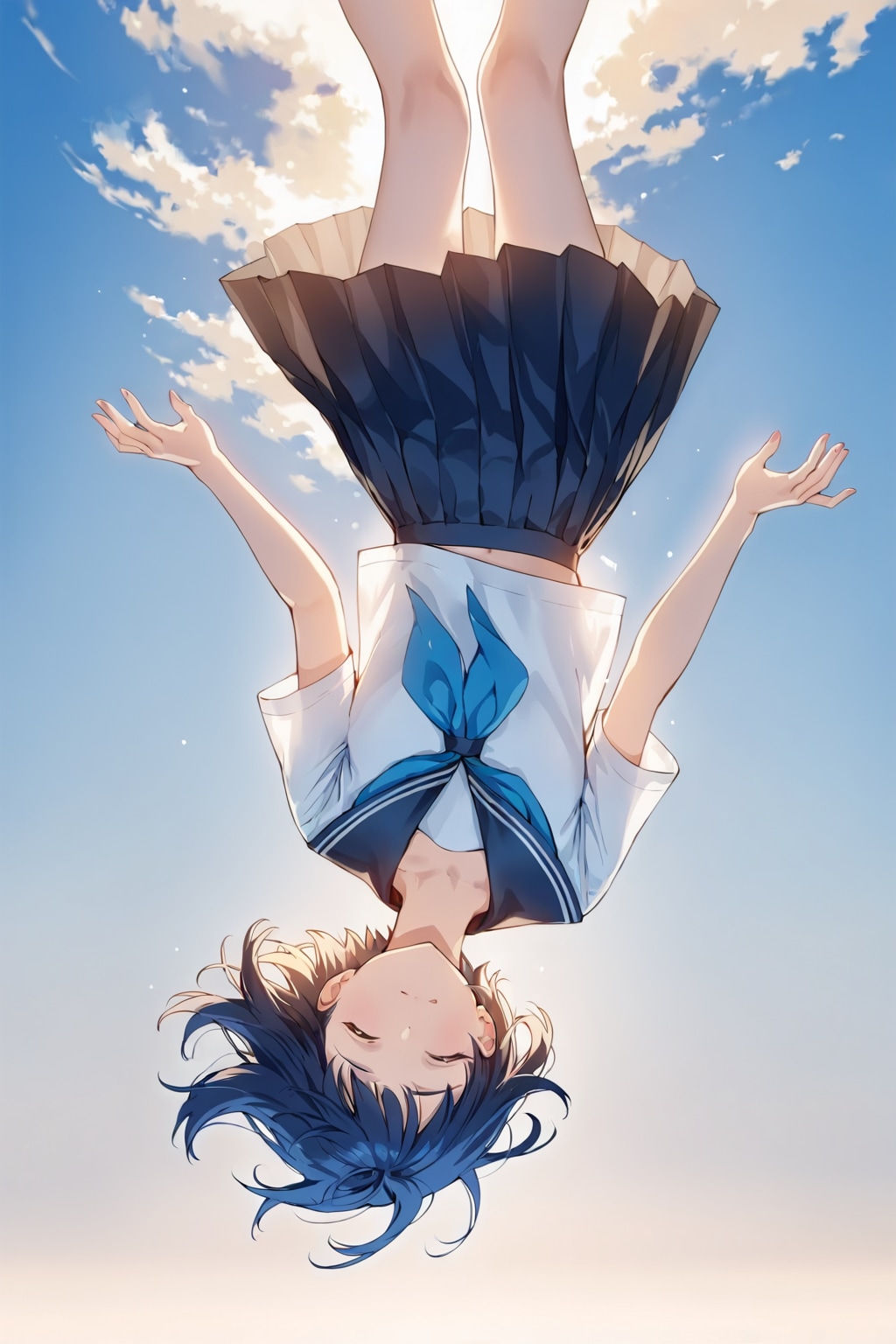 落ちる