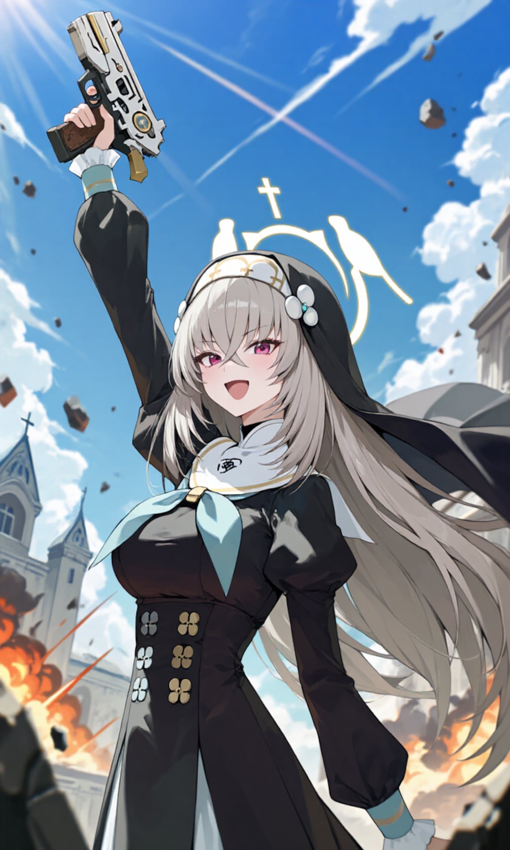 銃器修道女　やったぜ！