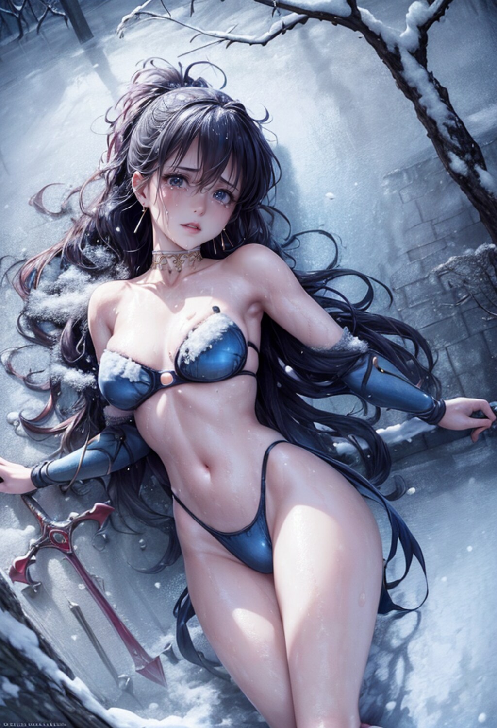 ビキニ戦士は冬でもがんばる42