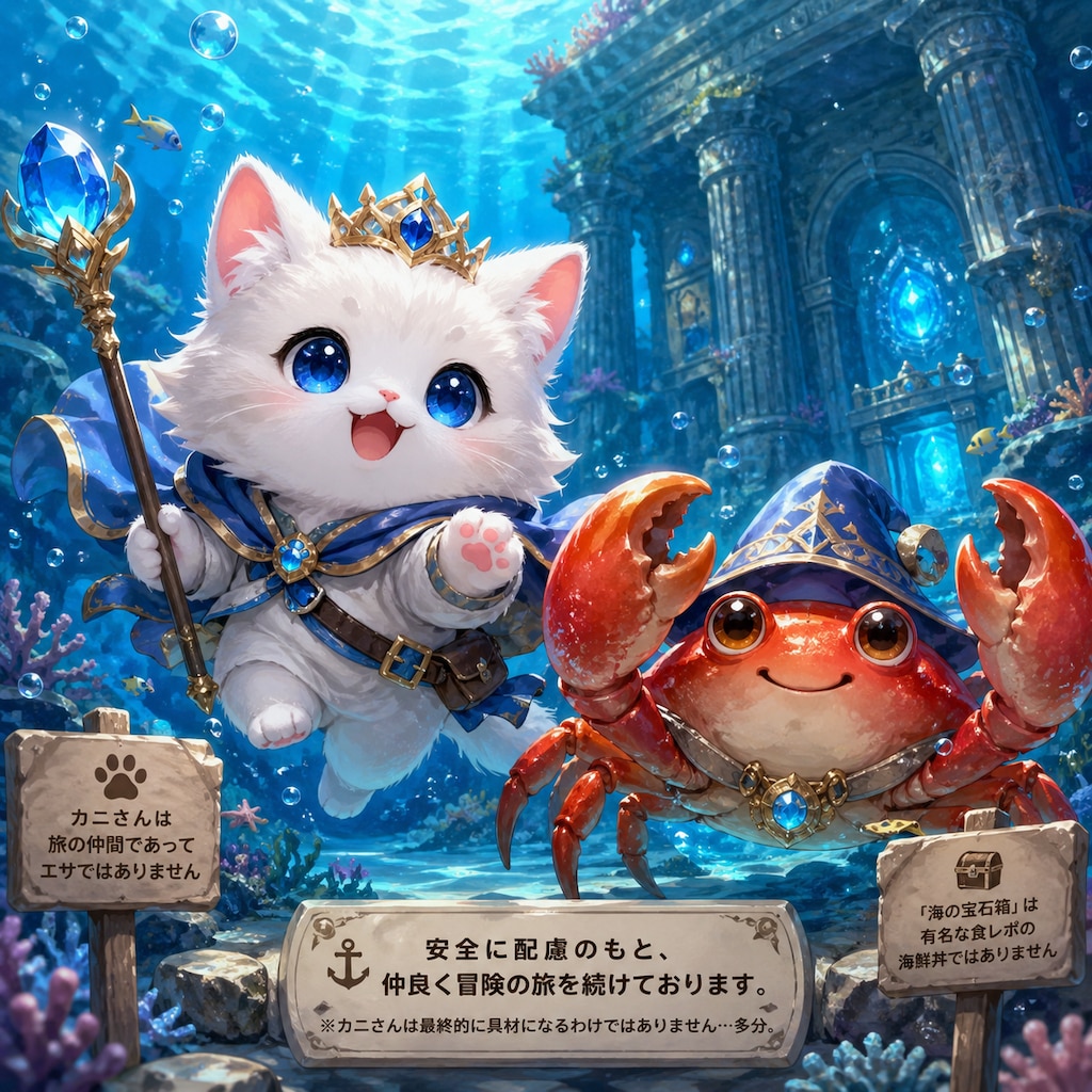 「海の宝石箱」を探す冒険🐱🦀