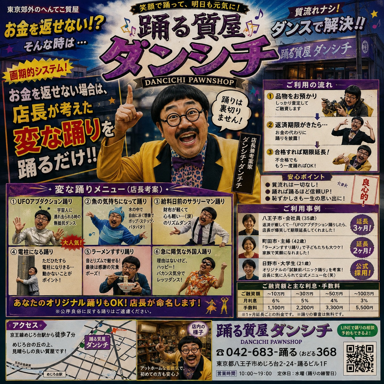 変な質屋のパンフレット