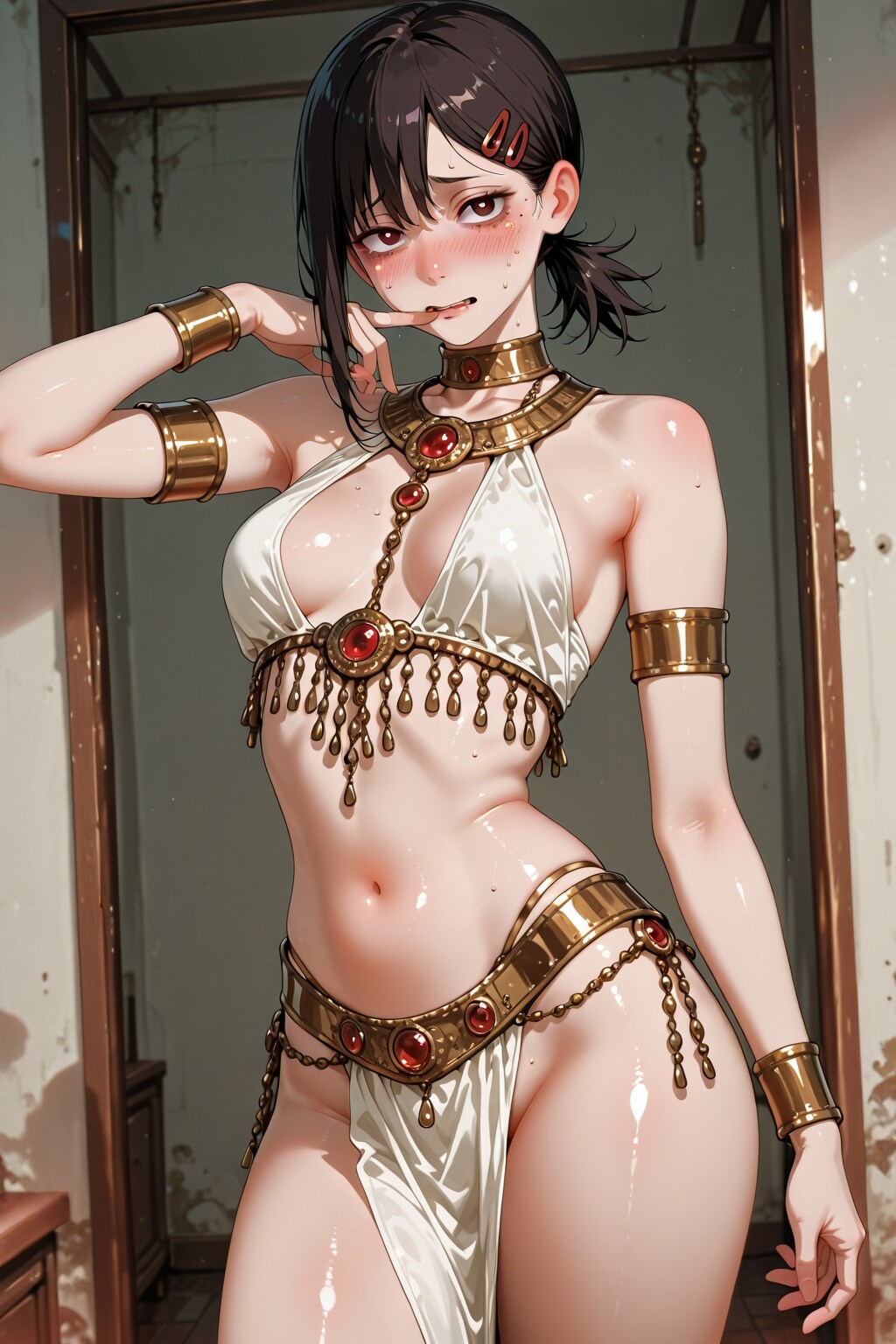 ancient Indian sexy costume.