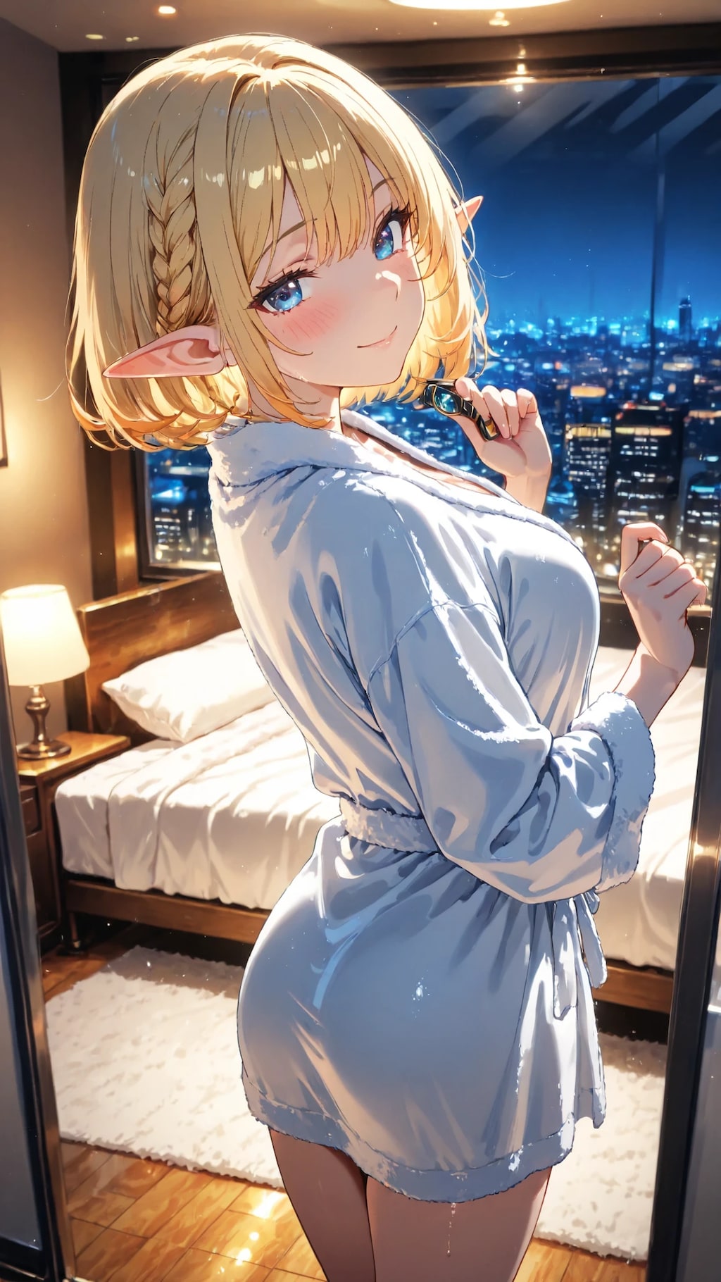 🧝‍♀️🏨 夜景よりエル子見てる奴、正直に手ぇ挙げろ