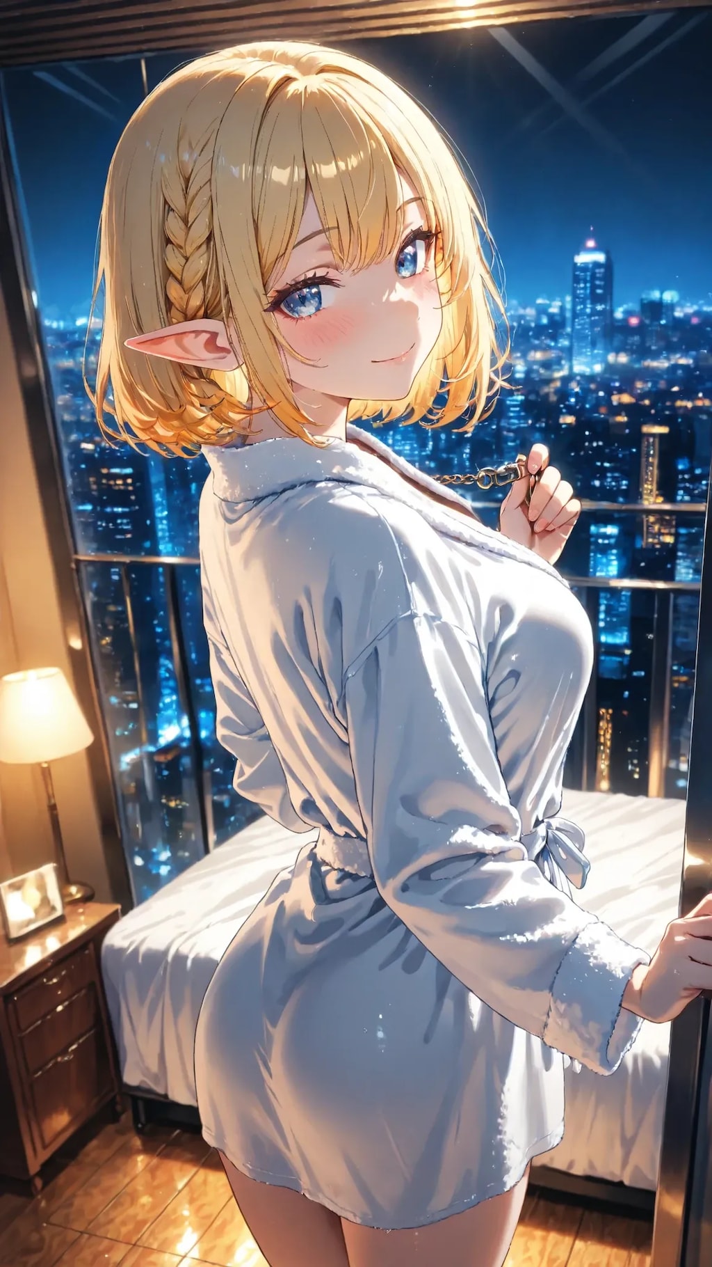 🧝‍♀️🏨 夜景よりエル子見てる奴、正直に手ぇ挙げろ