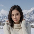 ニット女子 2枚目