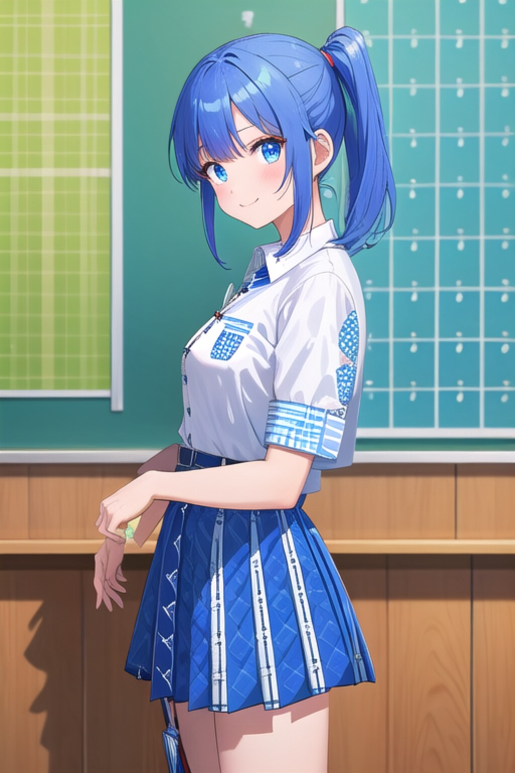 変な柄の制服