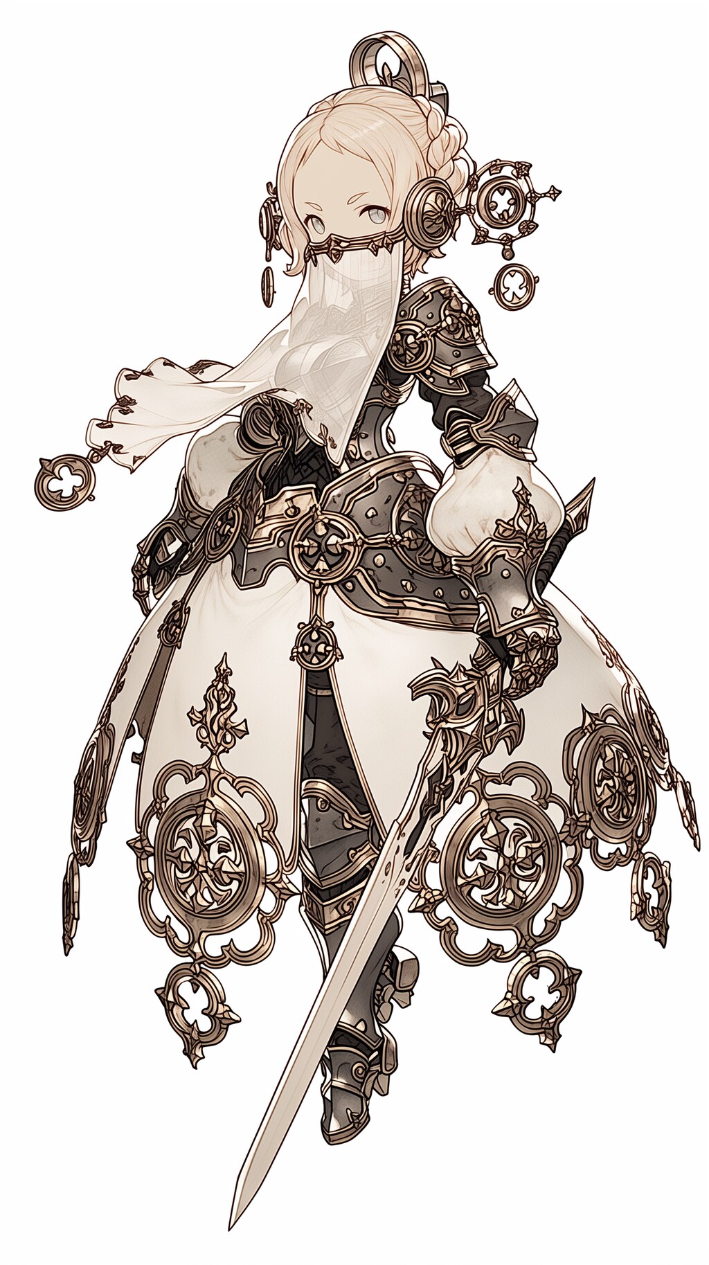 #010【砂刻の剣姫】帝国兵×ロングソード