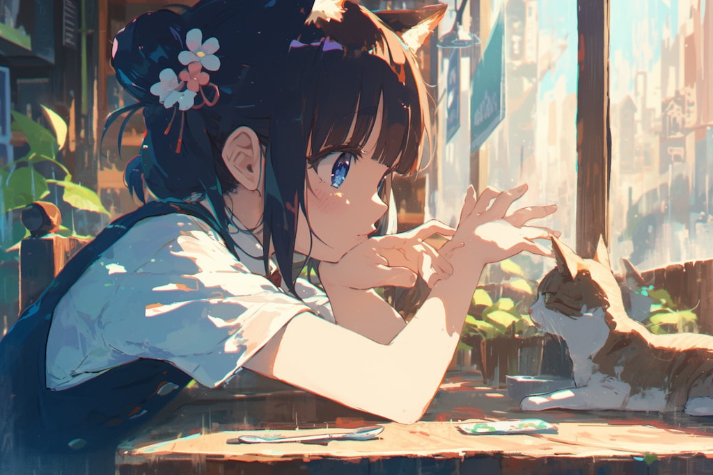 猫🐈とおだんごちゃん🍡✨140