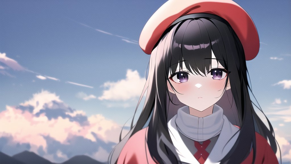 赤い子