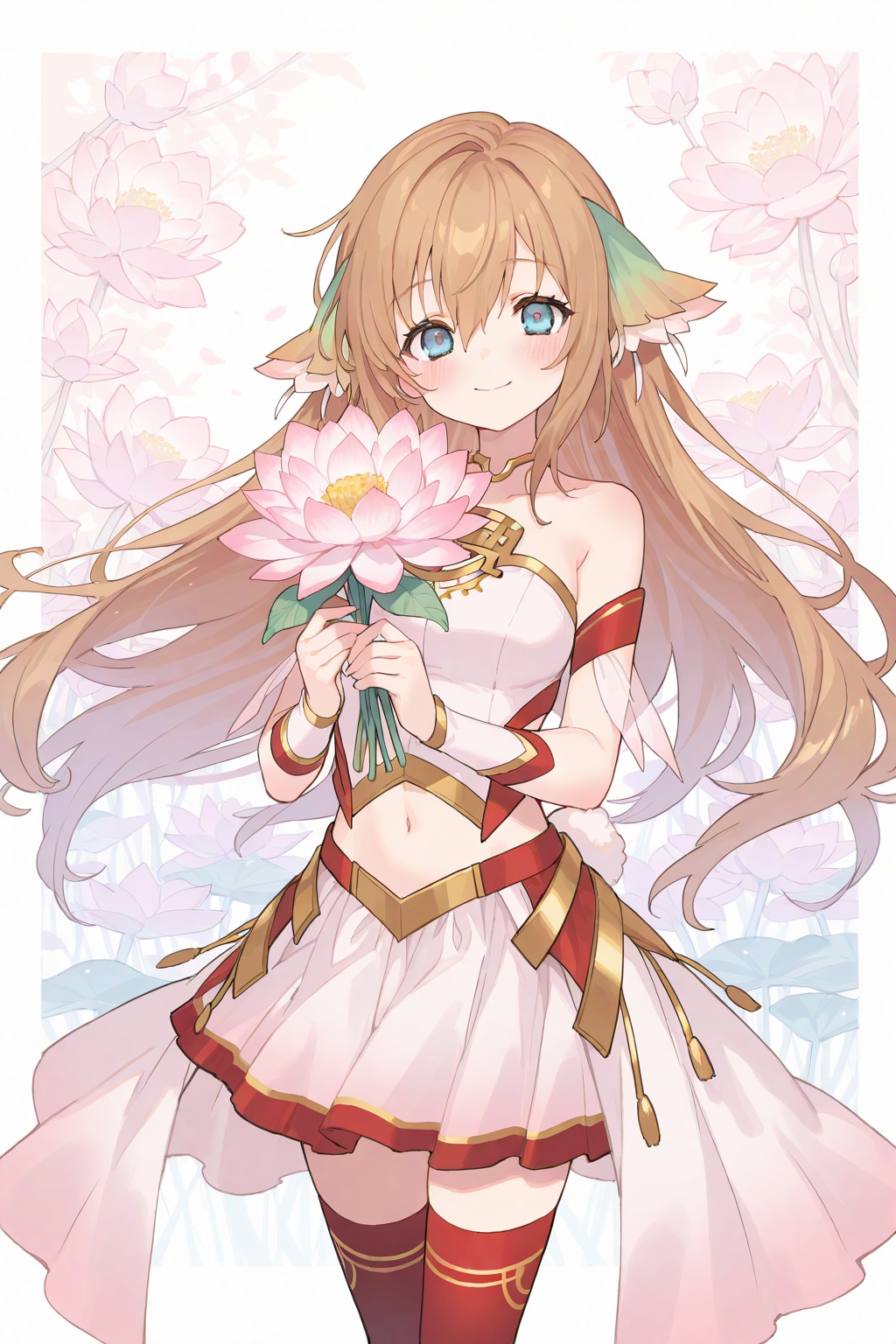 蓮の花 | の人気AIイラスト・グラビア
