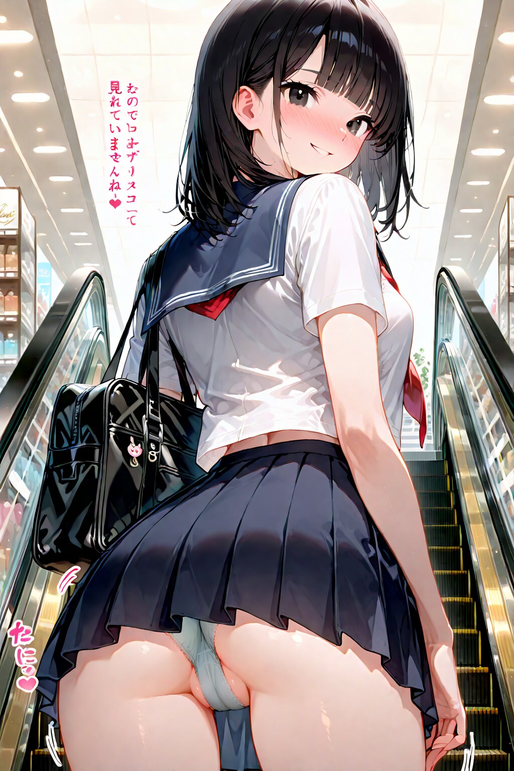 パンチラ女子高生