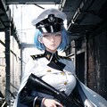 クールな女軍人 2枚目