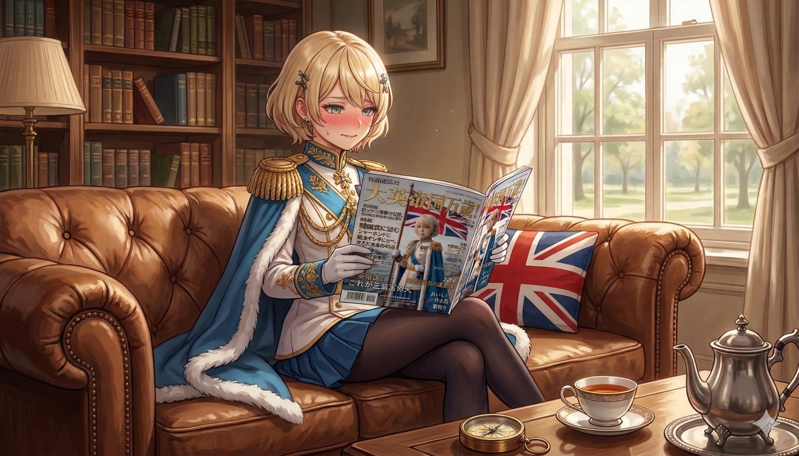 自分の記事を読む栄光ちゃん | の人気AIイラスト・グラビア