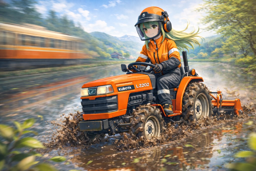 水鏡を駆ける、初夏のはじまり