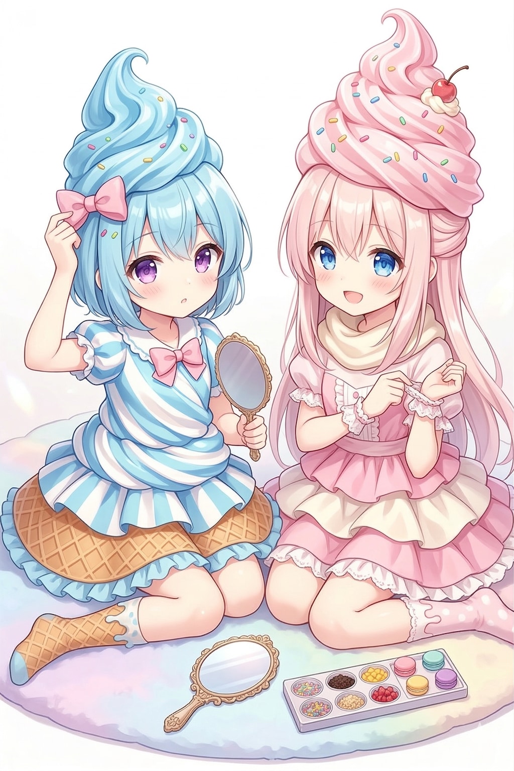 ダブルソフトの身支度