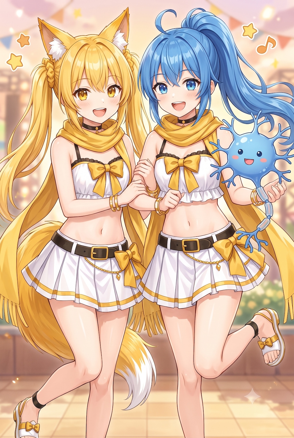 No.126 青ぽにちゃんとニューロブルーさん（chiffonneさん）