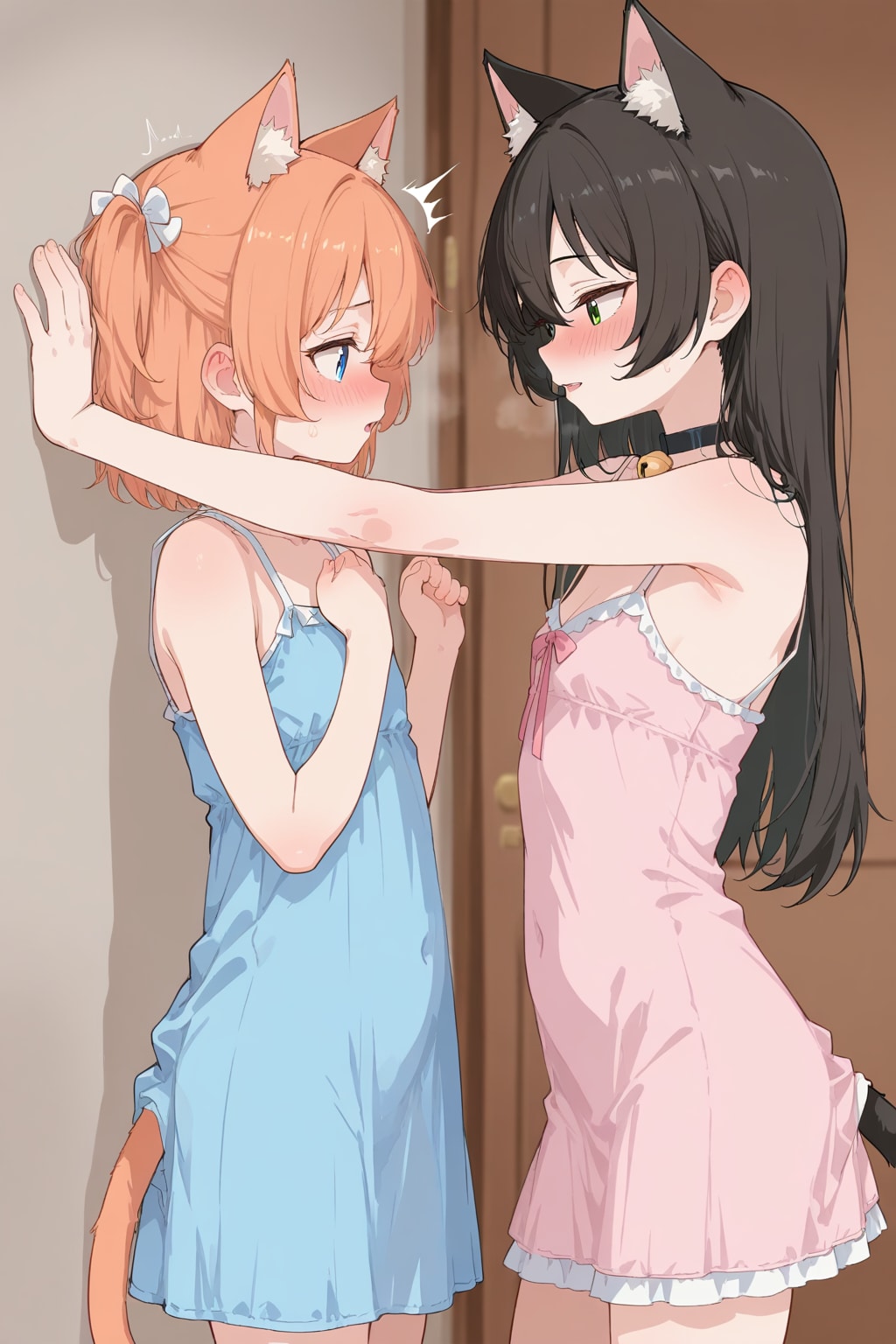 ネコミミカベドン
