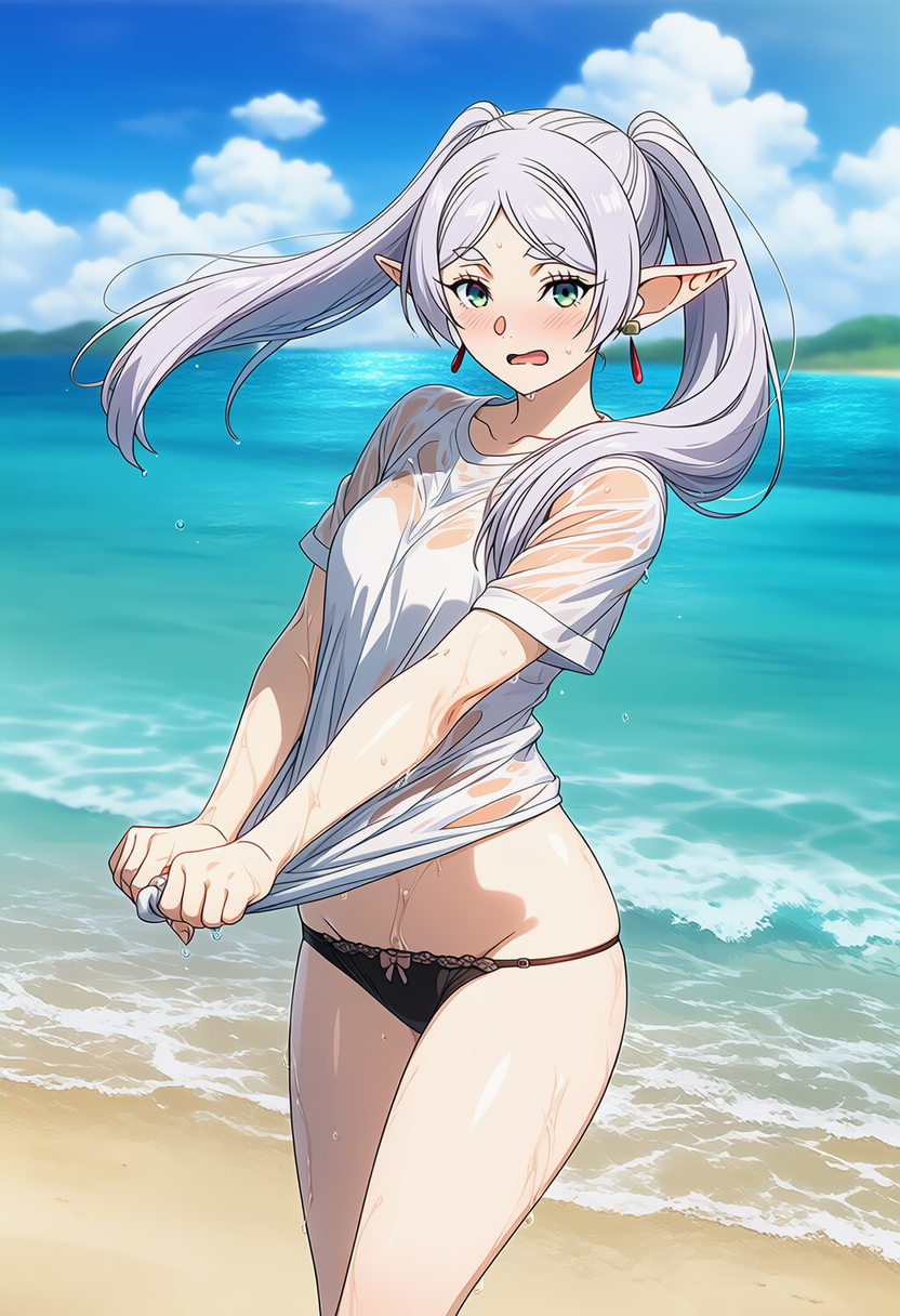 フリーレンの水着グラビア