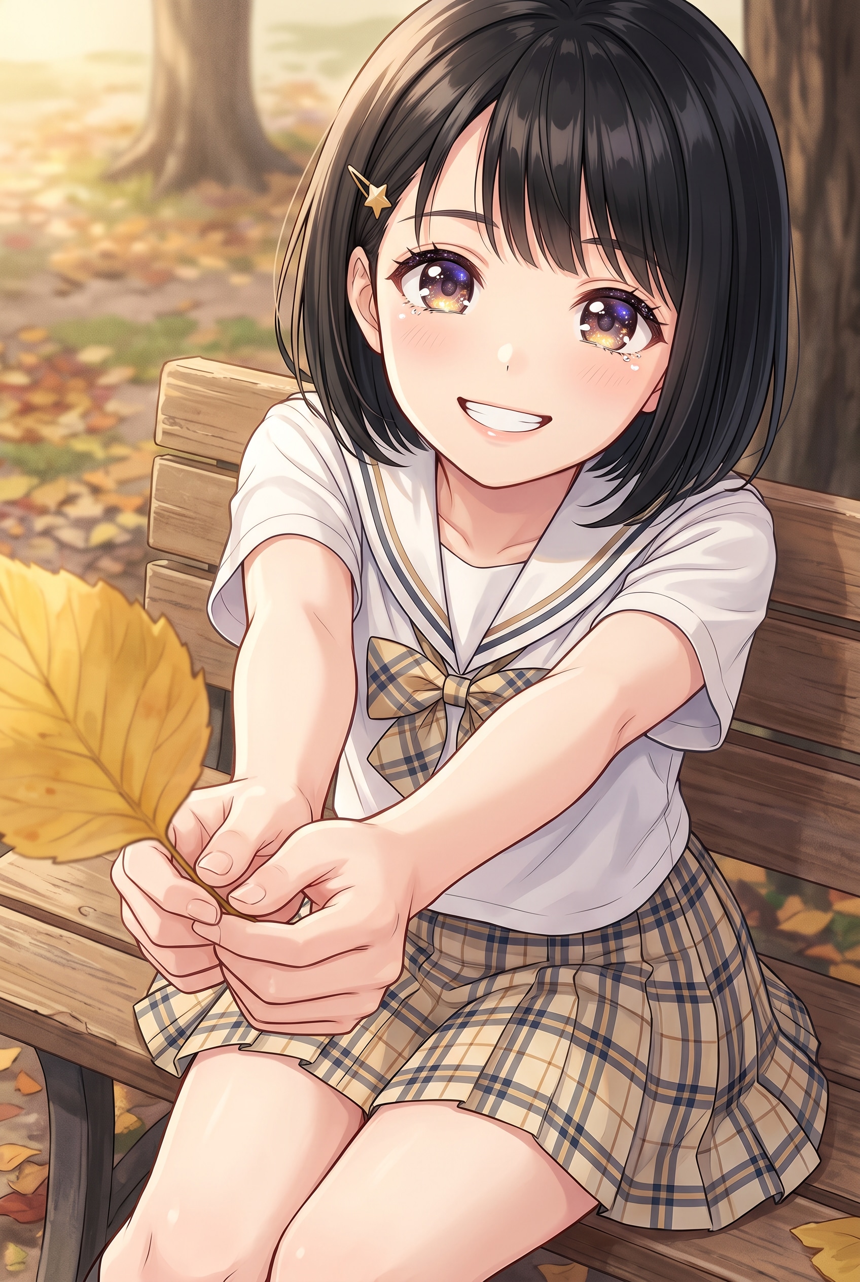 秋葉差し出す
