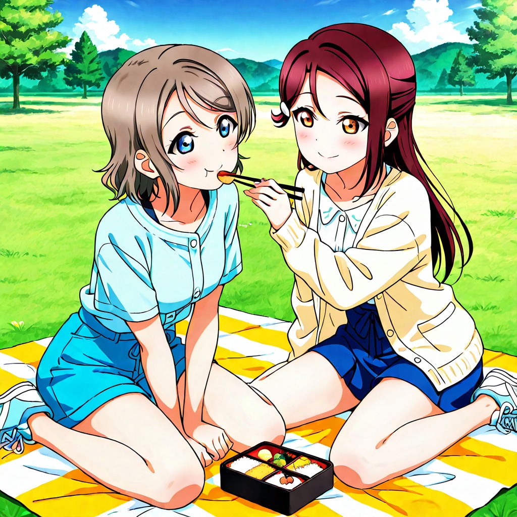 休日のピクニック
