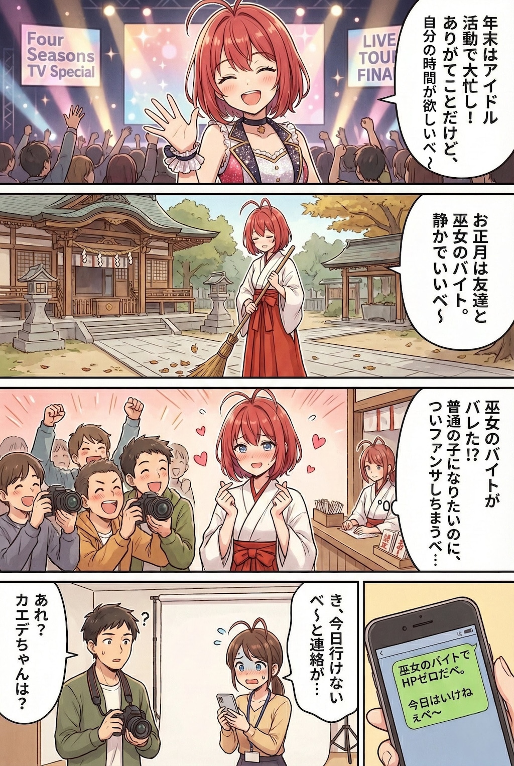 Four seasons活動のピンチ(？)〜カエデ&フユキ編