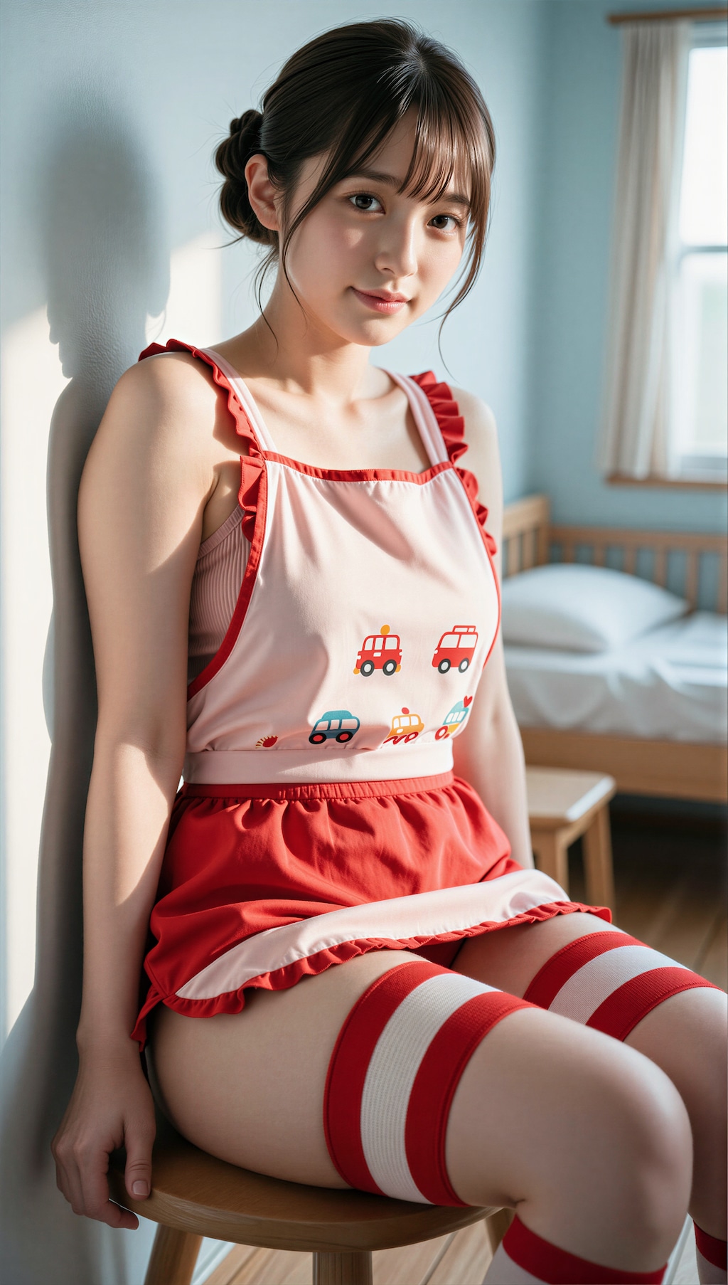 綺麗な足の保育士さん 5