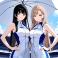 レースクイーン今昔 3枚目