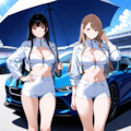 レースクイーン今昔 2枚目