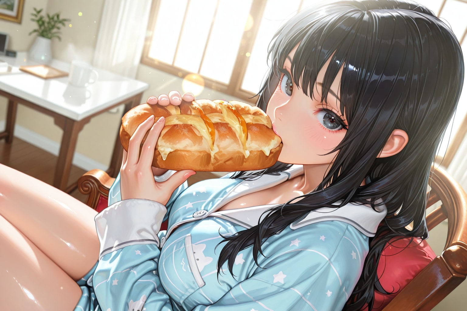 「おふぁよう・・・」
