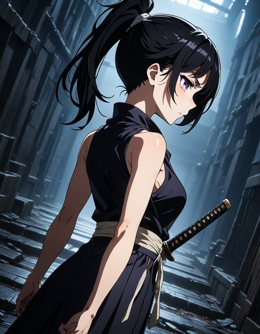 納刀 | の人気AIイラスト・グラビア